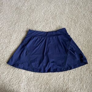 Navy blue, running skort, large